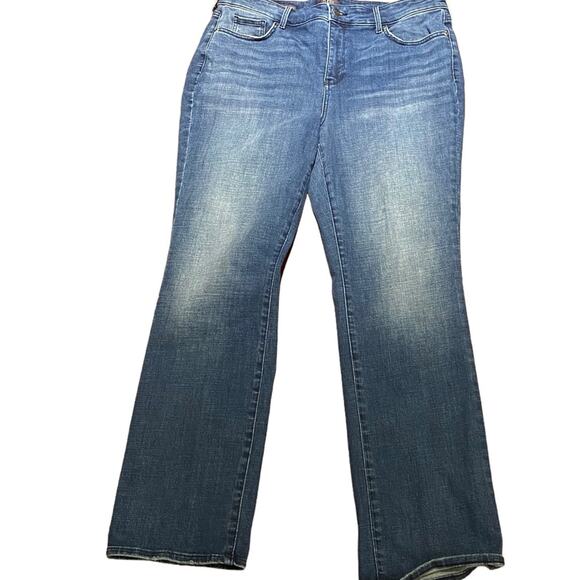 NYDJ Womens 16/35 x 31 Marilyn Straight Denim Jeans Medium Wash - Picture 1 of 6